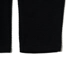 KNIT STRAIGHT PANTS BK