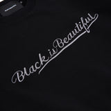 EMBROIDERY CREW SWEAT BLK