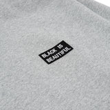 PATCH BOX LOGO CREW SWEAT GRAY