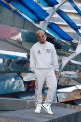 LOGO CREW SWEAT GRAY