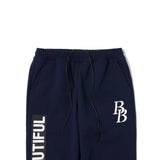 LOGO SWEAT PANTS NAVY