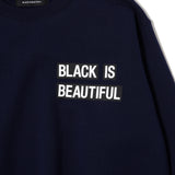 LOGO CREW SWEAT NAVY