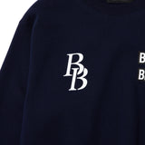 LOGO CREW SWEAT NAVY