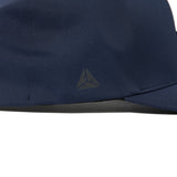 ADJUSTABLE RUBBER LOGO NYLON CAP NAVY