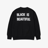 PATCH BOX LOGO CREW SWEAT BLK