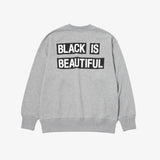 PATCH BOX LOGO CREW SWEAT GRAY