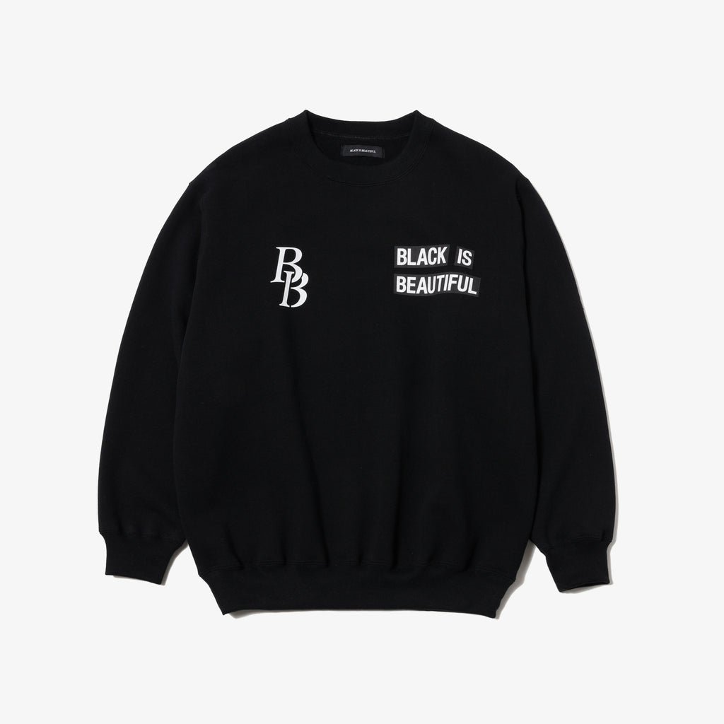 LOGO CREW SWEAT BLK