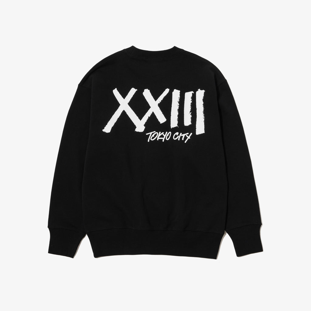 TOKYO CITY CREW SWEAT BLACK – XXIII C'EST VINGT-TROIS