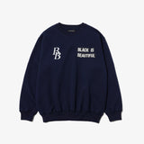 LOGO CREW SWEAT NAVY