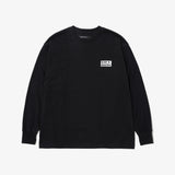 SMALL LOGO PATCH L/S TEE BLACK