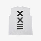 COTTON NO SLEEVE TEE STEAM