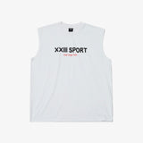 XXlll SPORT NO SLEEVE TEE WHITE