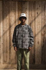 PAISLEY COACH JACKET BLK