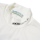 SWING MOCK NECK TEE WHITE