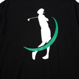 GOLF SWING LOGO TEE BLACK