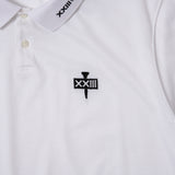 GIZA COTTON POLO GOLF TEE WHITE