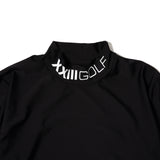 MOCK NECK L/S TEE BLACK