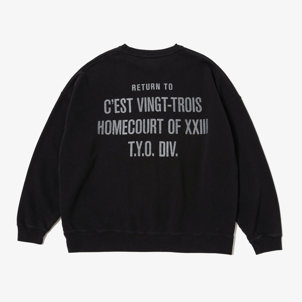 PROPERTY CREW SWEAT BLACK – XXIII C'EST VINGT-TROIS