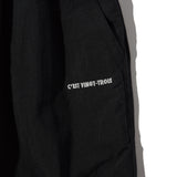 NYLON ANKLE TAPERED PANTS BLK