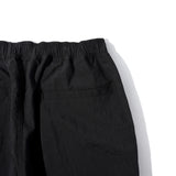 NYLON ANKLE TAPERED PANTS BLK