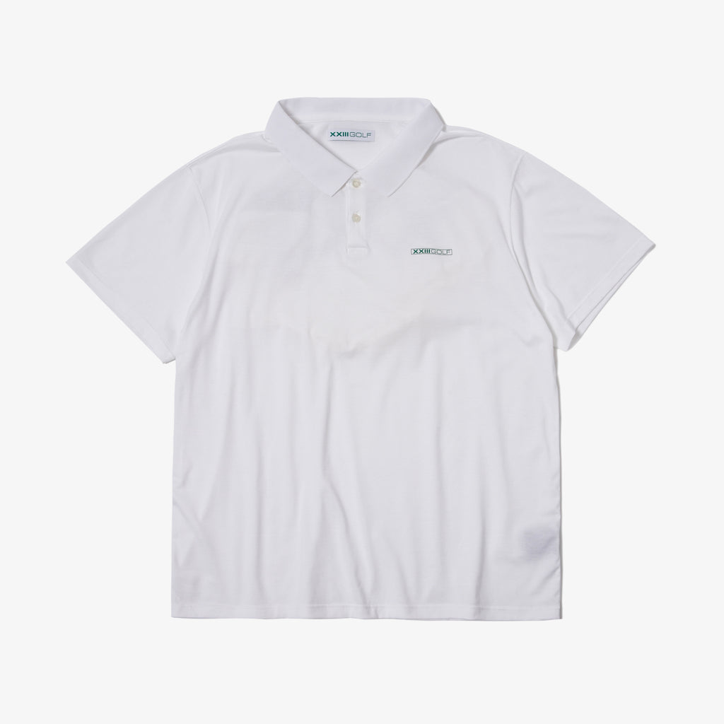GIZA COTTON POLO GOLF CLUB WHITE – XXIII C'EST VINGT-TROIS