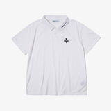 GIZA COTTON POLO GOLF TEE WHITE