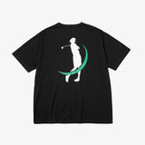 GOLF SWING LOGO TEE BLACK
