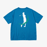 GOLF SWING LOGO TEE BLUE