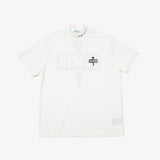 TEE MOCK NECK TEE WHITE
