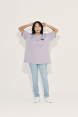ORGANIC COTTON S/S WIDE TEE PURPLE