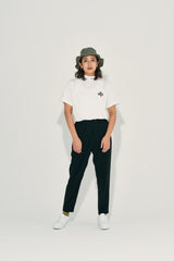 TEE MOCK NECK TEE WHITE