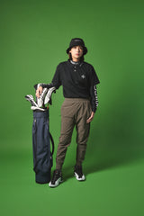 MOCK NECK L/S TEE BLACK