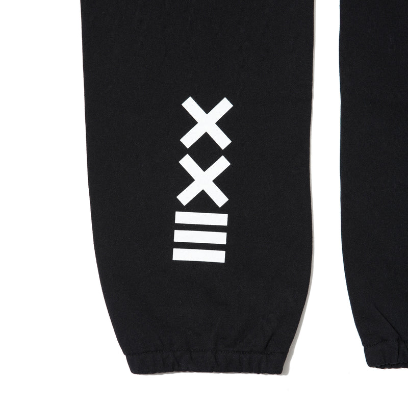 ICON LOGO SWEAT PANTS BLK