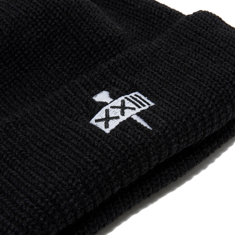 GOLF TEE LOGO KNIT CAP BLK