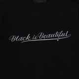 EMBROIDERY CREW SWEAT BLK