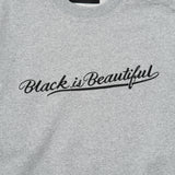 EMBROIDERY CREW SWEAT GRAY