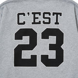 XXlll 23 CREW SWEAT GRAY