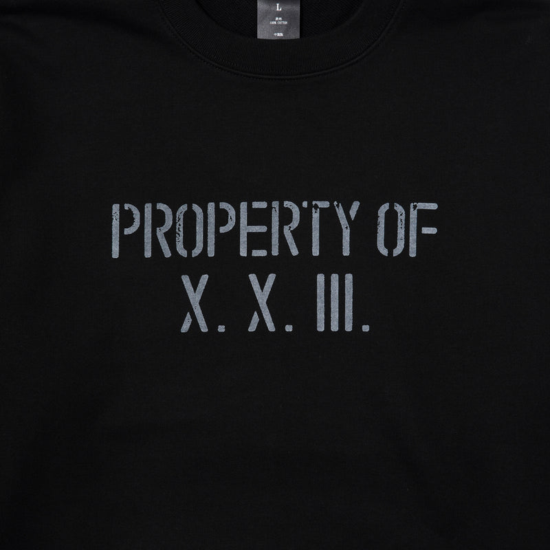 PROPERTY CREW SWEAT BLACK