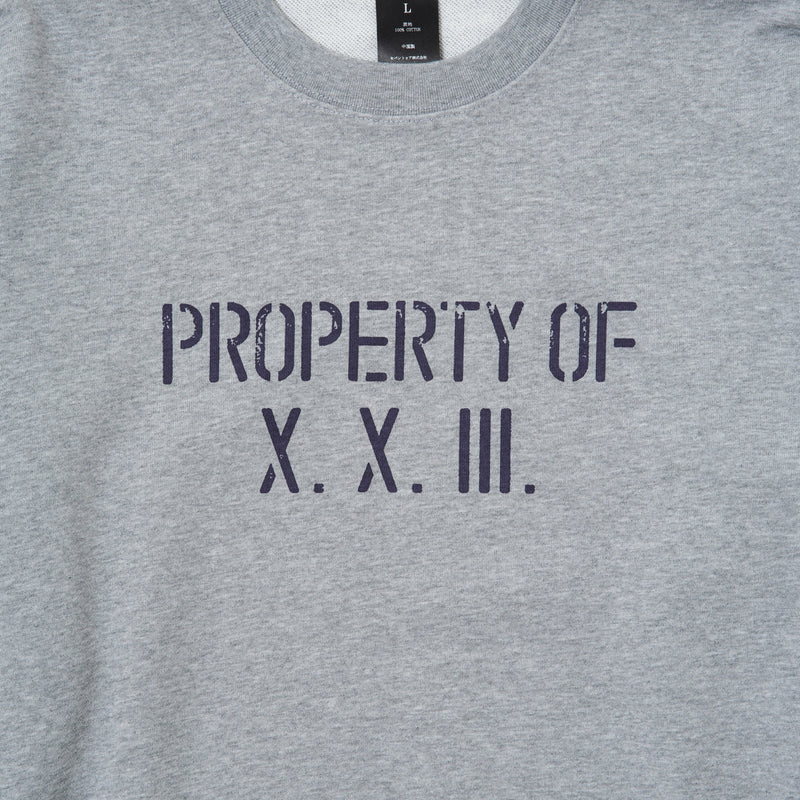 PROPERTY CREW SWEAT GRAY