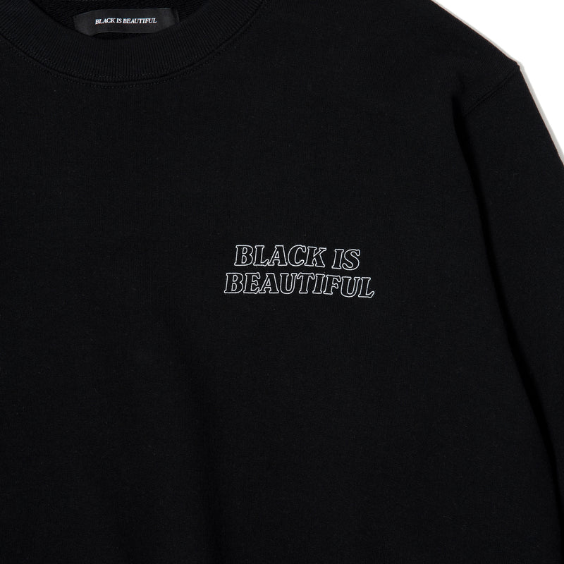 TSURIAMI CREW SWEAT BLACK