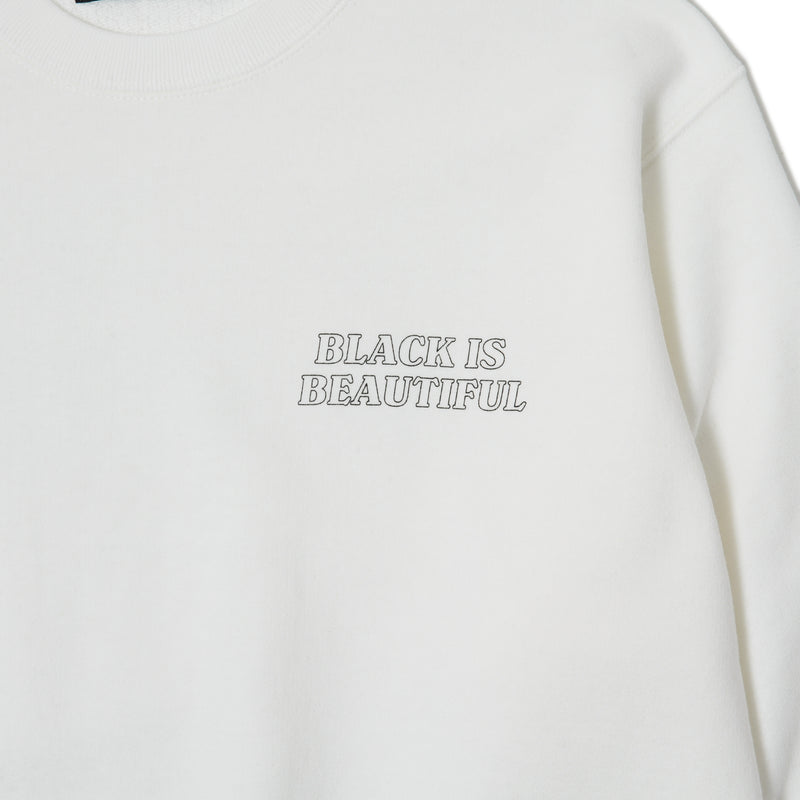 TSURIAMI CREW SWEAT WHITE GRAY