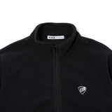 PILE FLEECE HALF ZIP PULLOVER BLACK