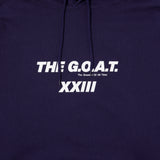 GOAT 23 LOGO SWEAT HOODIE NAVY