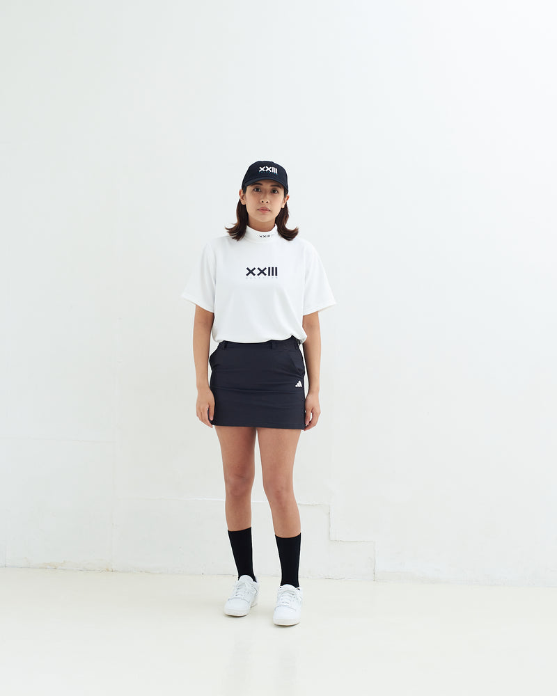 GOLF CLUB HIGH NECK S/S TEE BLACK