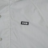 COTTON ANORAK JACKET SLIVER GRAY