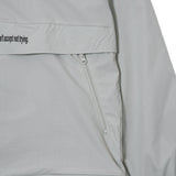 COTTON ANORAK JACKET SLIVER GRAY