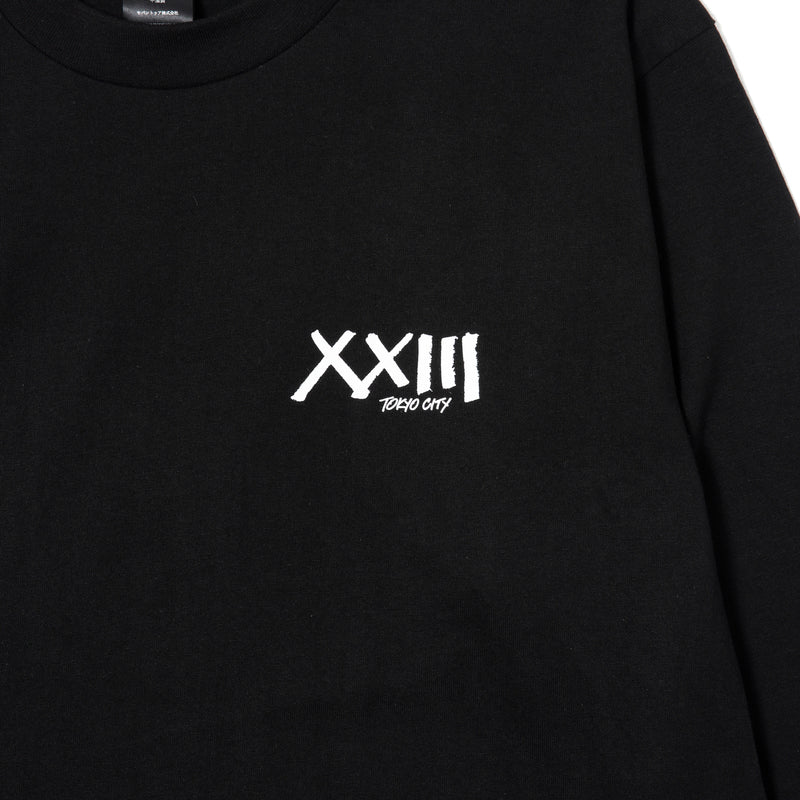 TOKYO CITY L/S TEE BLACK