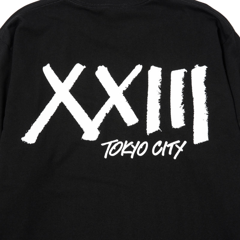 TOKYO CITY L/S TEE BLACK