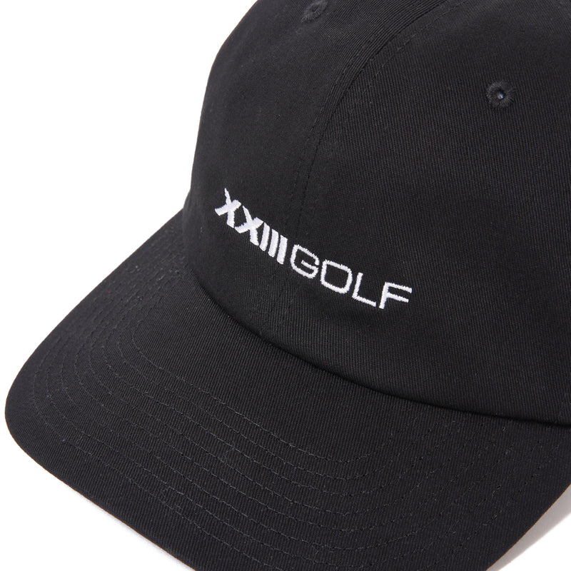 LOGO GOLF CAP BLACK