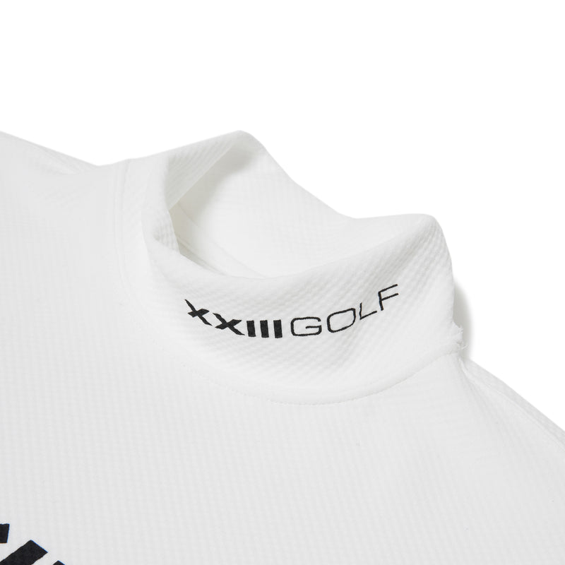 GOLF CLUB HIGH NECK S/S TEE WHITE